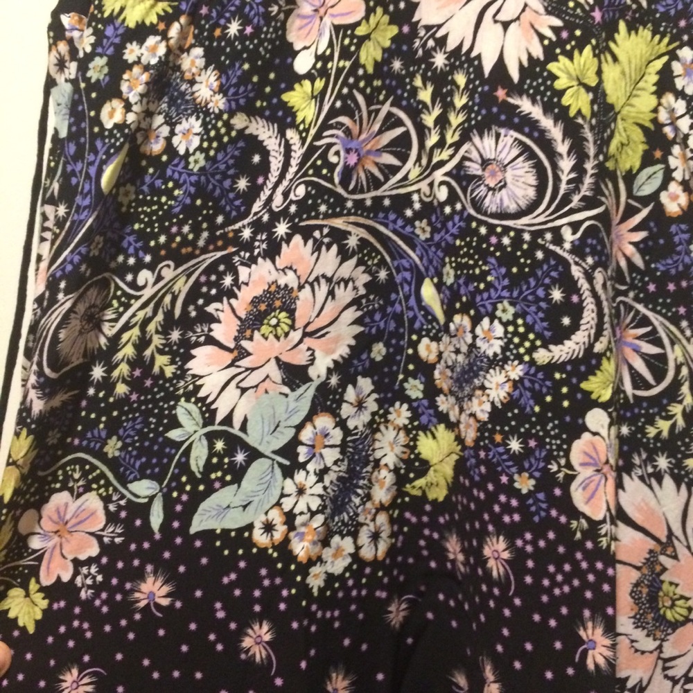 GUC: Free People Longwood Floral Mesh slip dress, (M) - Picture 6 of 6